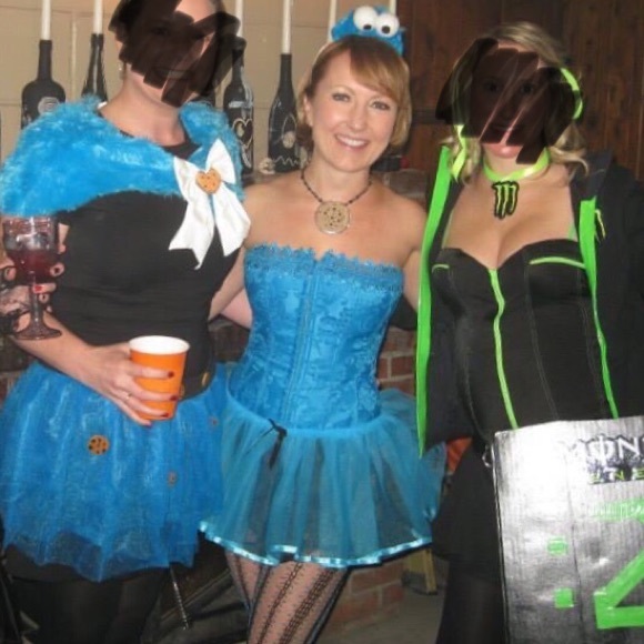 Sexy Cookie Monster costume with accessories - Picture 15 of 15